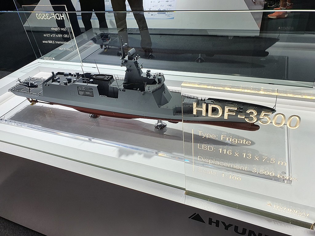 1024px model of hdf 3500 frigate