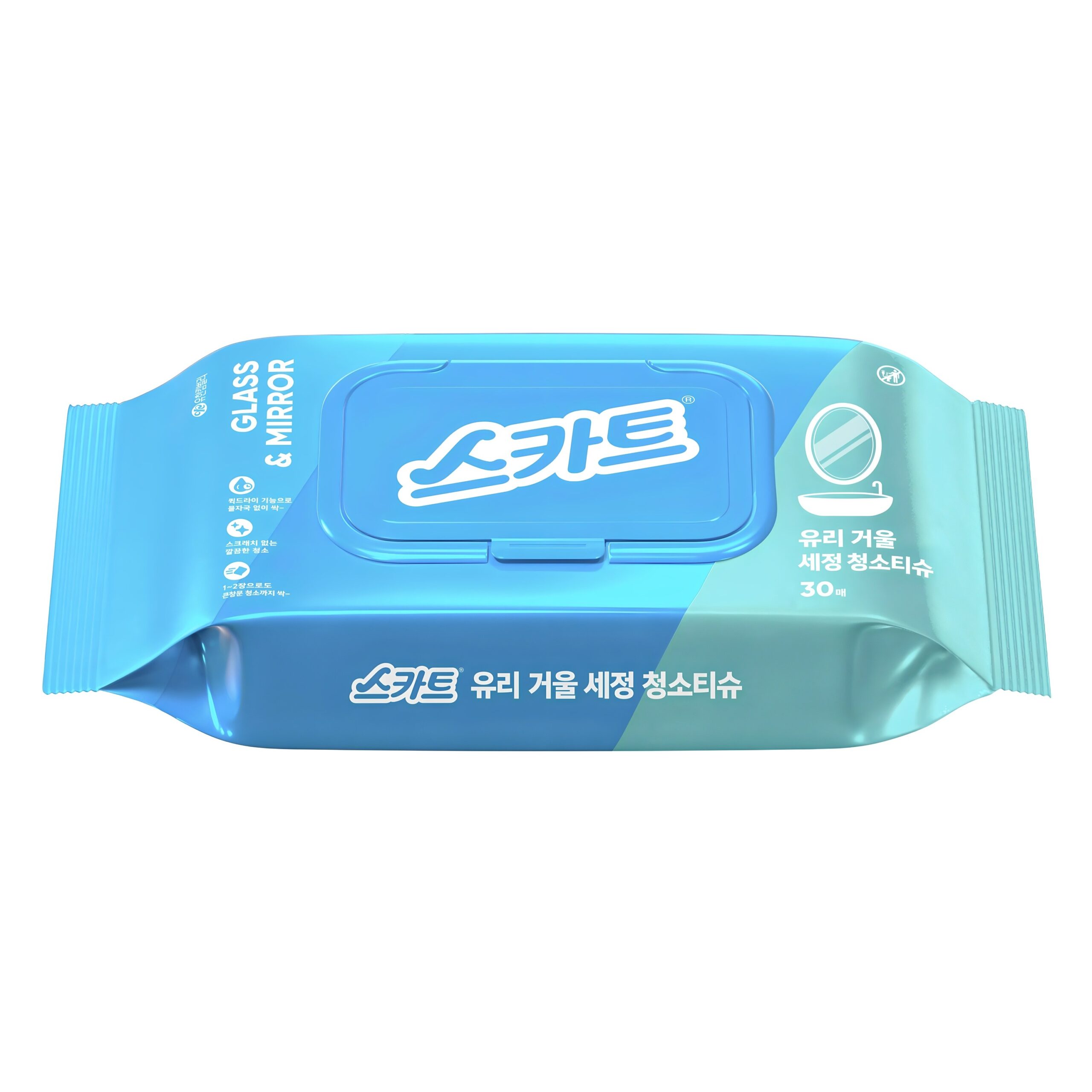 스카트 유리 거울 세정 청소티슈