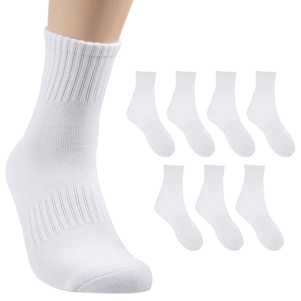 베이스알파에센셜 남성용 스포츠 파일 쿠션 중목 양말