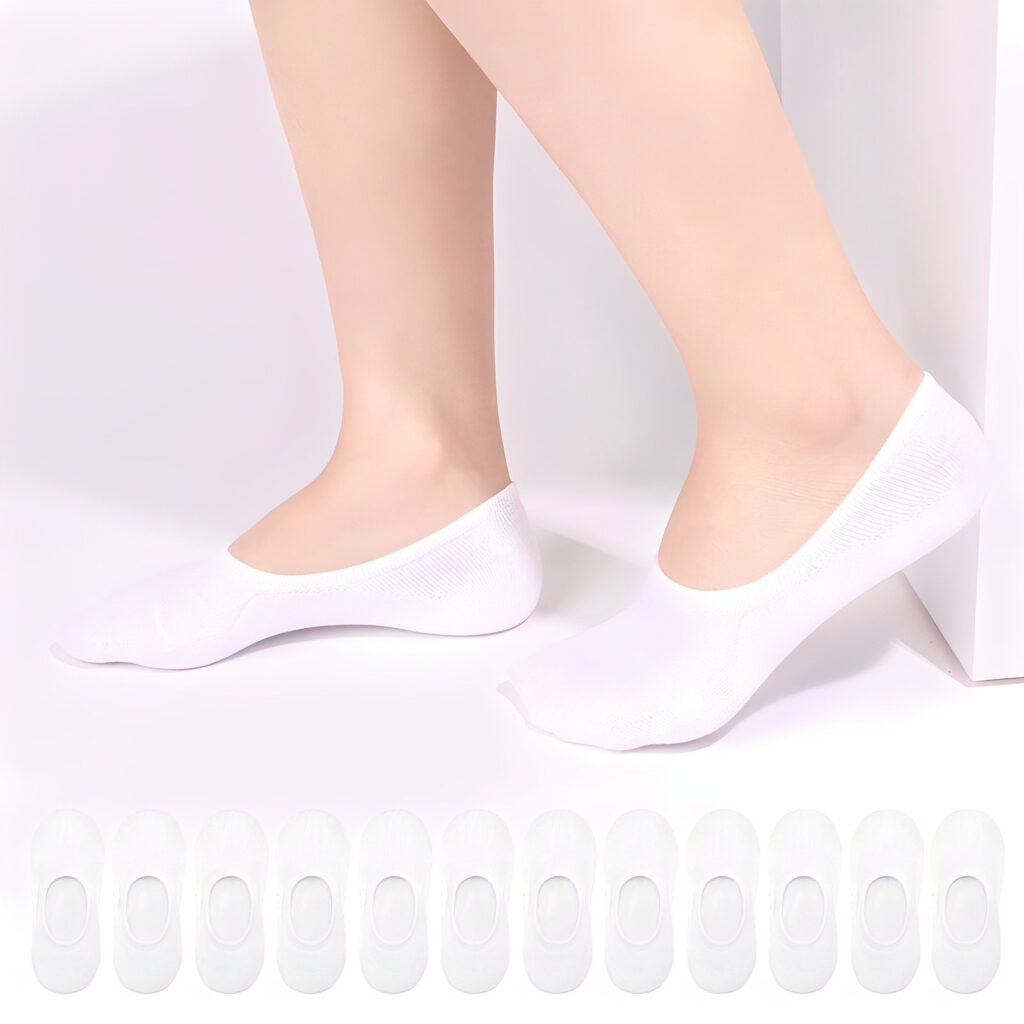 두발로 여성용 안벗겨짐 자물쇠 페이크삭스