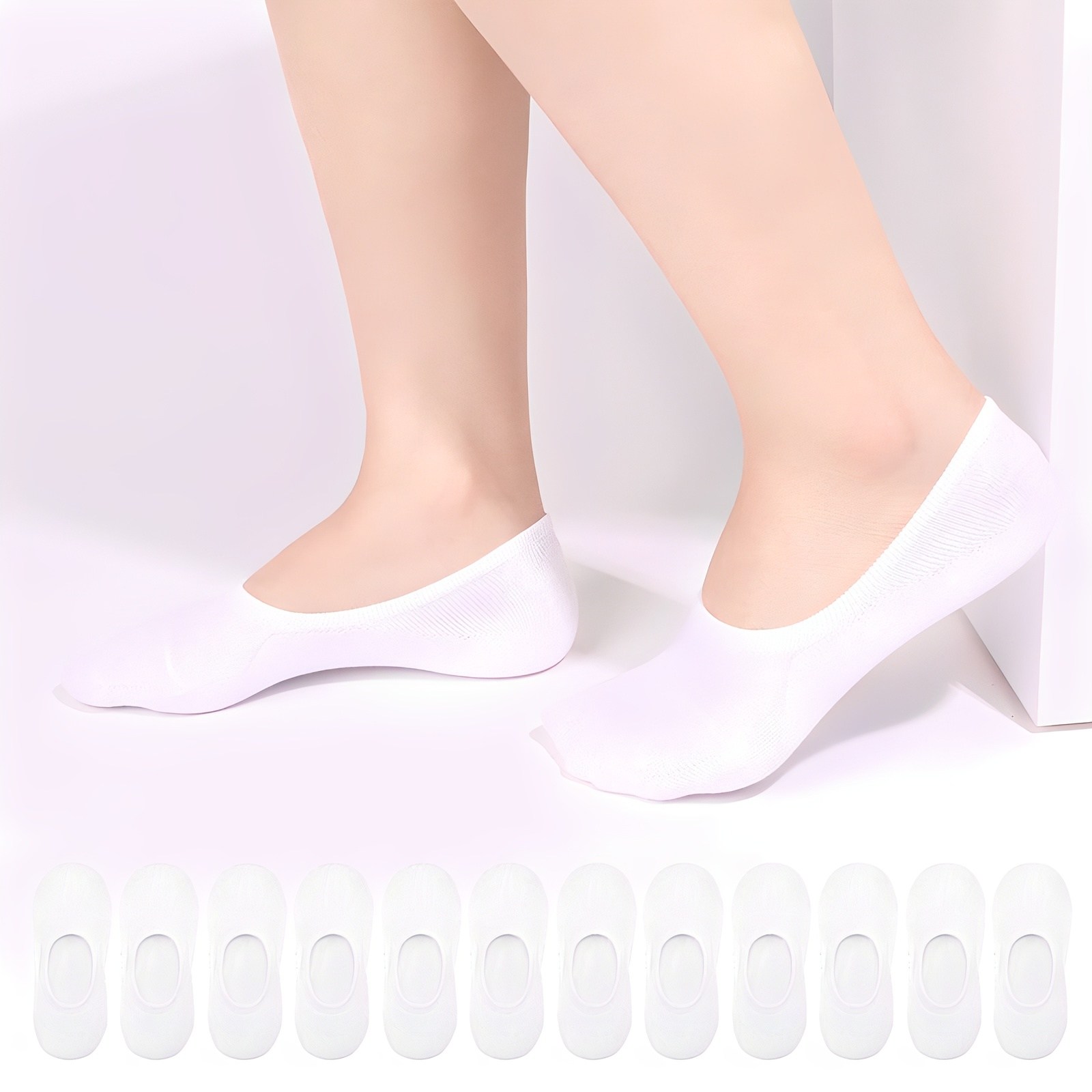 두발로 여성용 안벗겨짐 자물쇠 페이크삭스